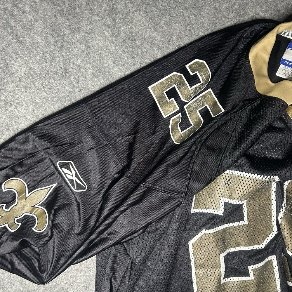 Reebok Men's 2xl Reggie Bush New Orleans Saints Black NFL Jersey - Picture 12 of 13